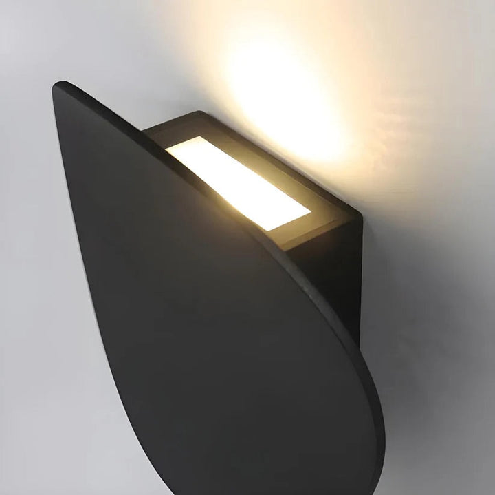 Pebble LED Wall Light | Up and Down Halo, Black, Gold or White