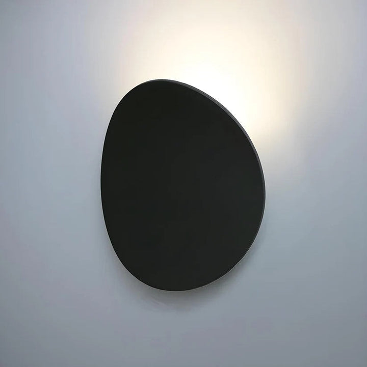 Pebble LED Wall Light | Up and Down Halo, Black, Gold or White