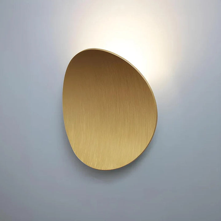 Pebble LED Wall Light | Up and Down Halo, Black, Gold or White