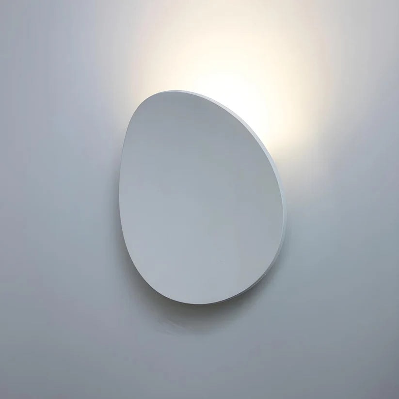 Pebble LED Wall Light | Up and Down Halo, Black, Gold or White