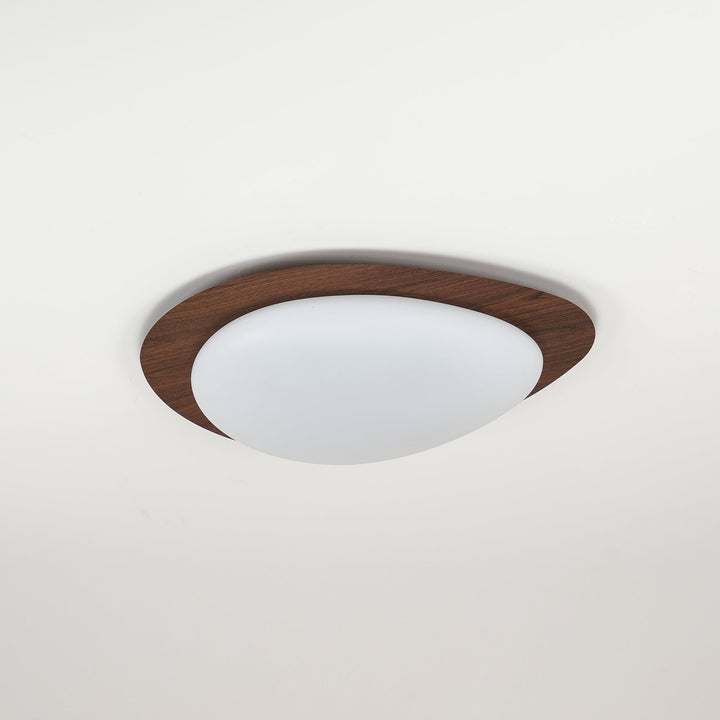 Pebble Wood Effect Ceiling Light