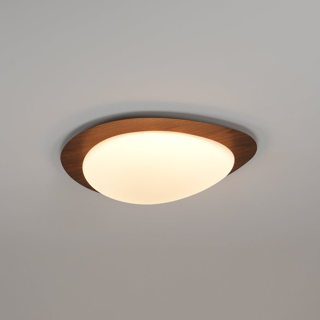 Pebble Wood Effect Ceiling Light