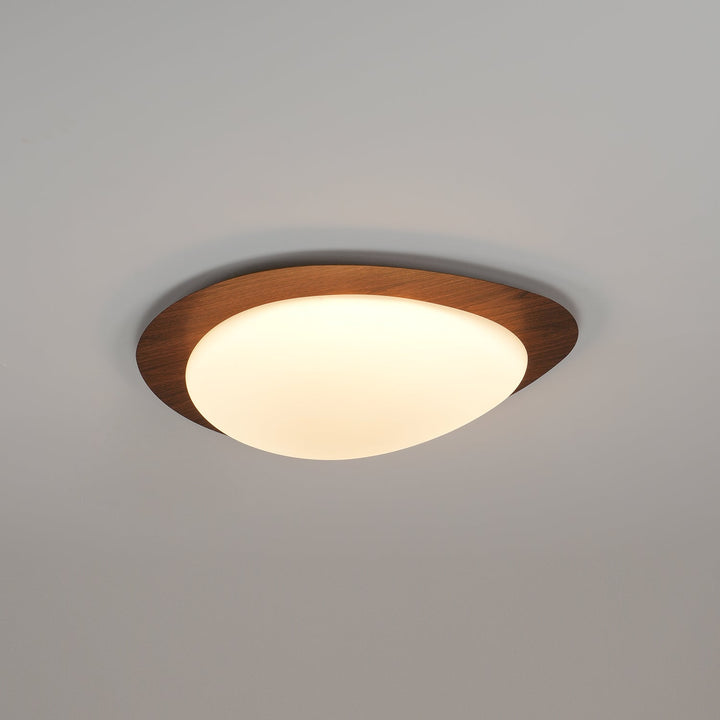 Pebble Wood Effect Ceiling Light
