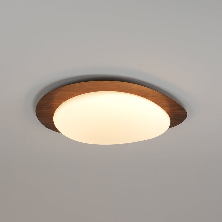 Pebble Wood Effect Ceiling Light