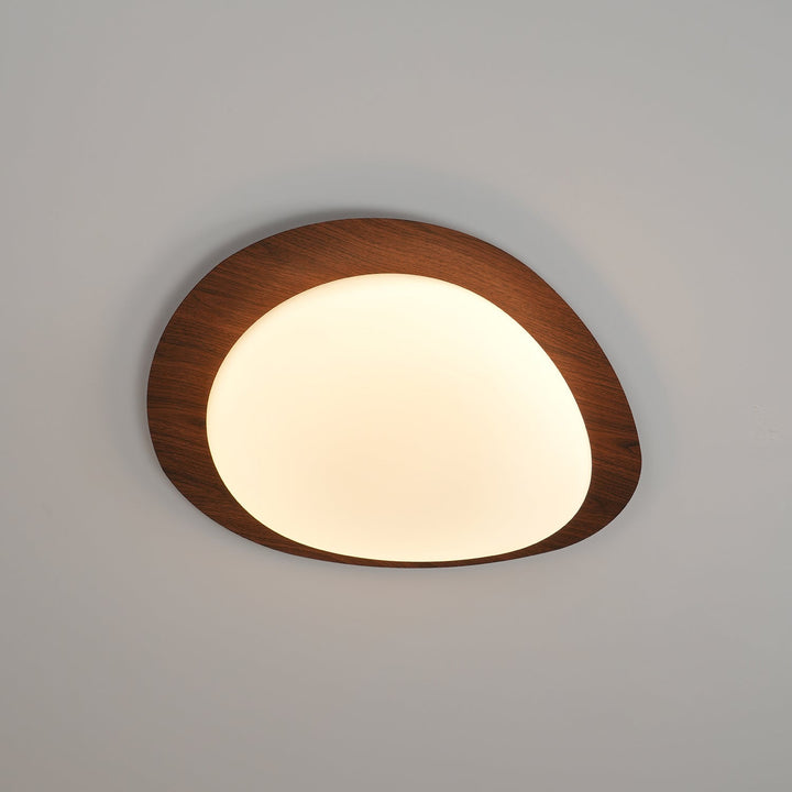 Pebble Wood Effect Ceiling Light