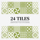 Peel and stick mandala tile stickers