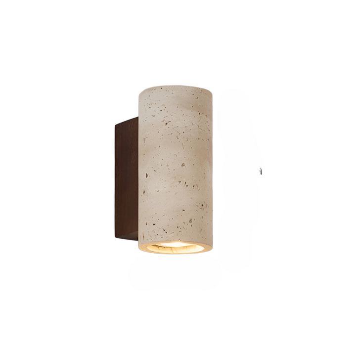Japandi Travertine Wall Light LED Light With Up And Down Glow