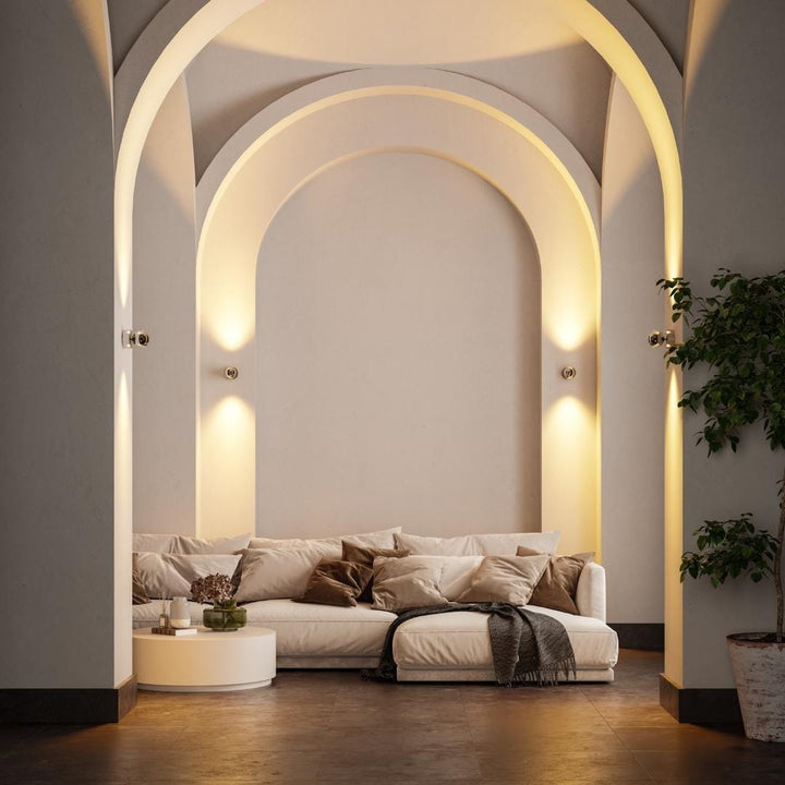 Pontos Dimmable Aluminium Wall Light, view 9