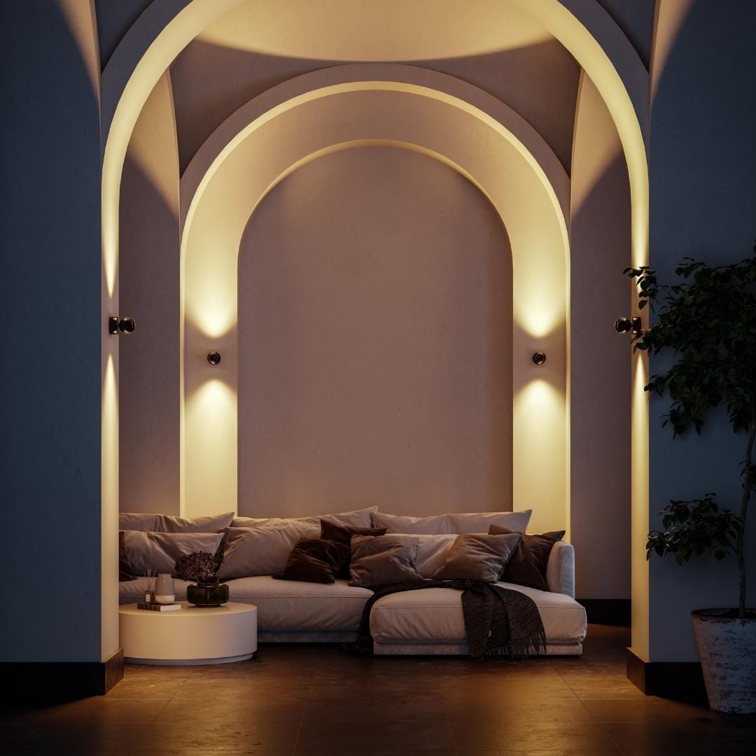 Pontos Dimmable Aluminium Wall Light, view 8