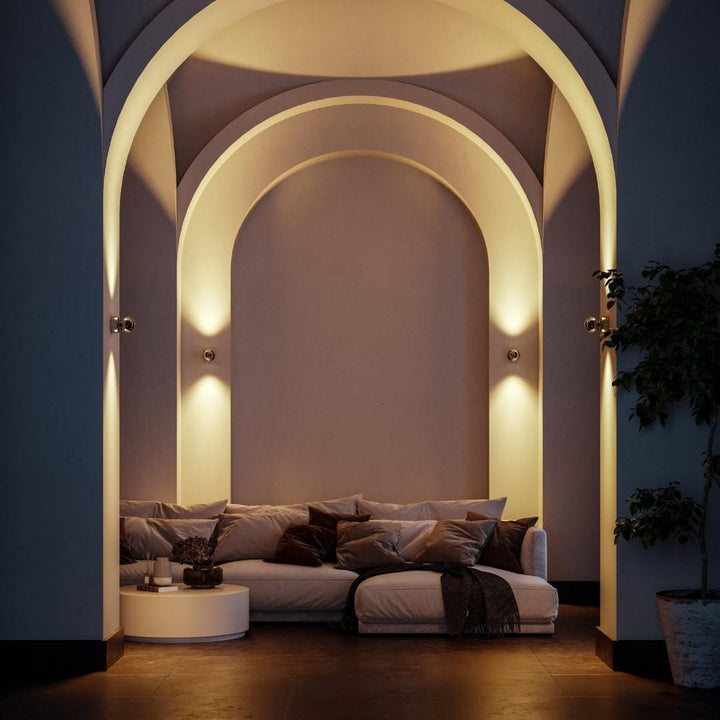 Pontos Dimmable Aluminium Wall Light, view 12