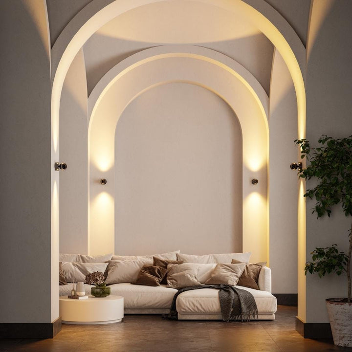 Pontos Dimmable Aluminium Wall Light