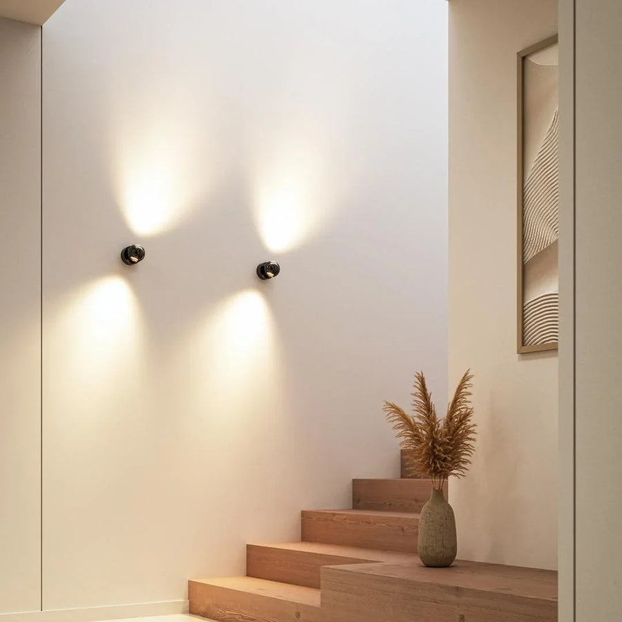 Pontos Dimmable Aluminium Wall Light, view 3