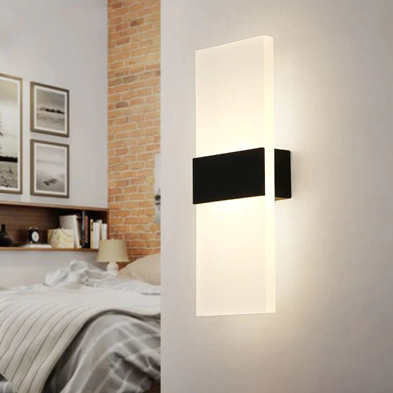 Arc and Rectangular Motion Sensor Wall Light