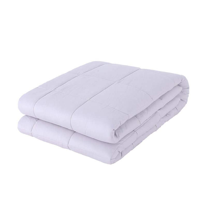 Quilted cotton weighted blanket