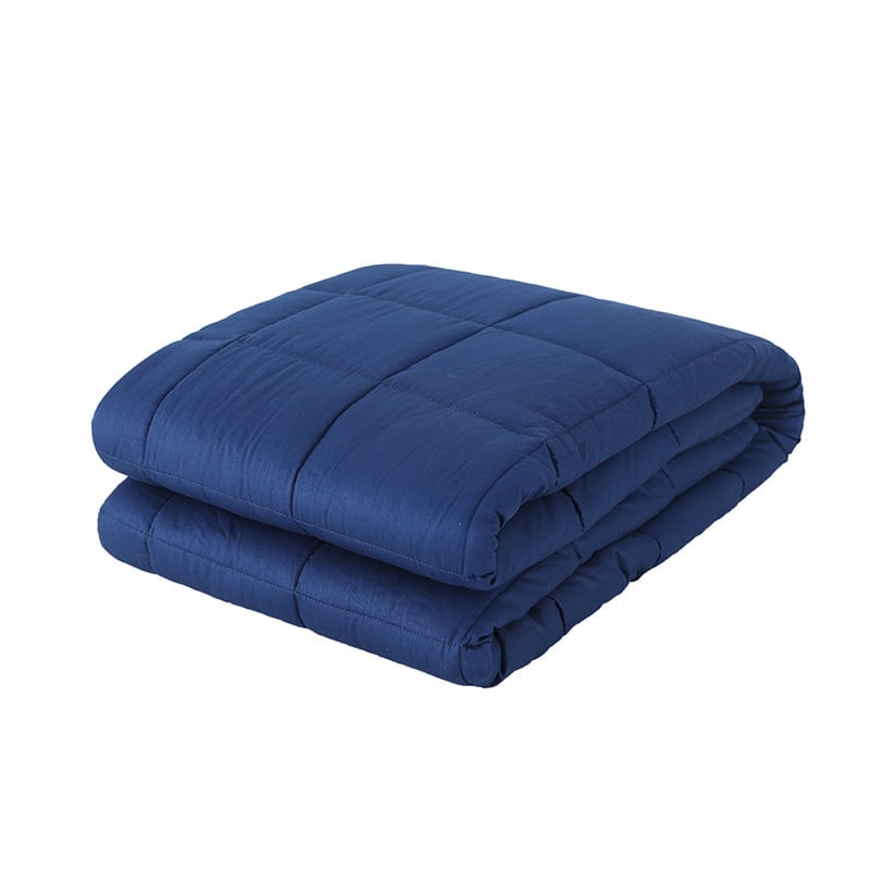Quilted cotton weighted blanket