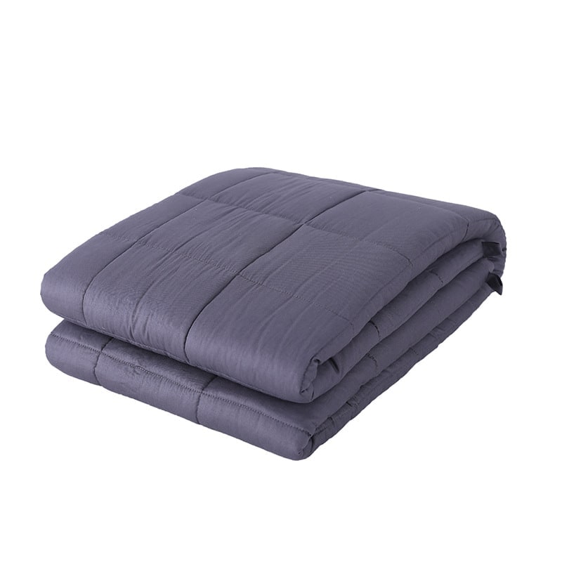 Quilted cotton weighted blanket
