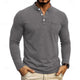 Men's Long-Sleeve Henley Summer Shirt – image 6
