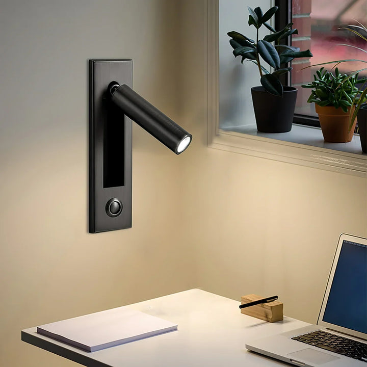 Swivel reading wall light