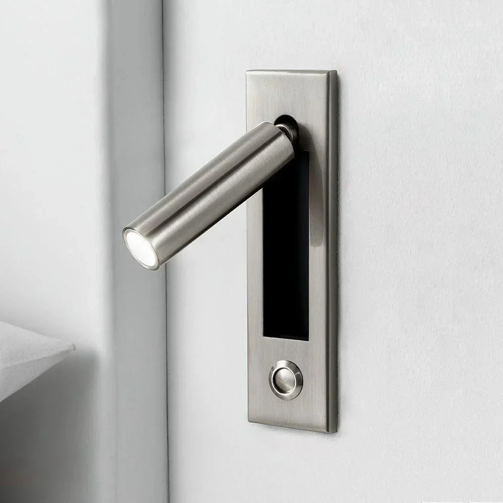 Swivel reading wall light