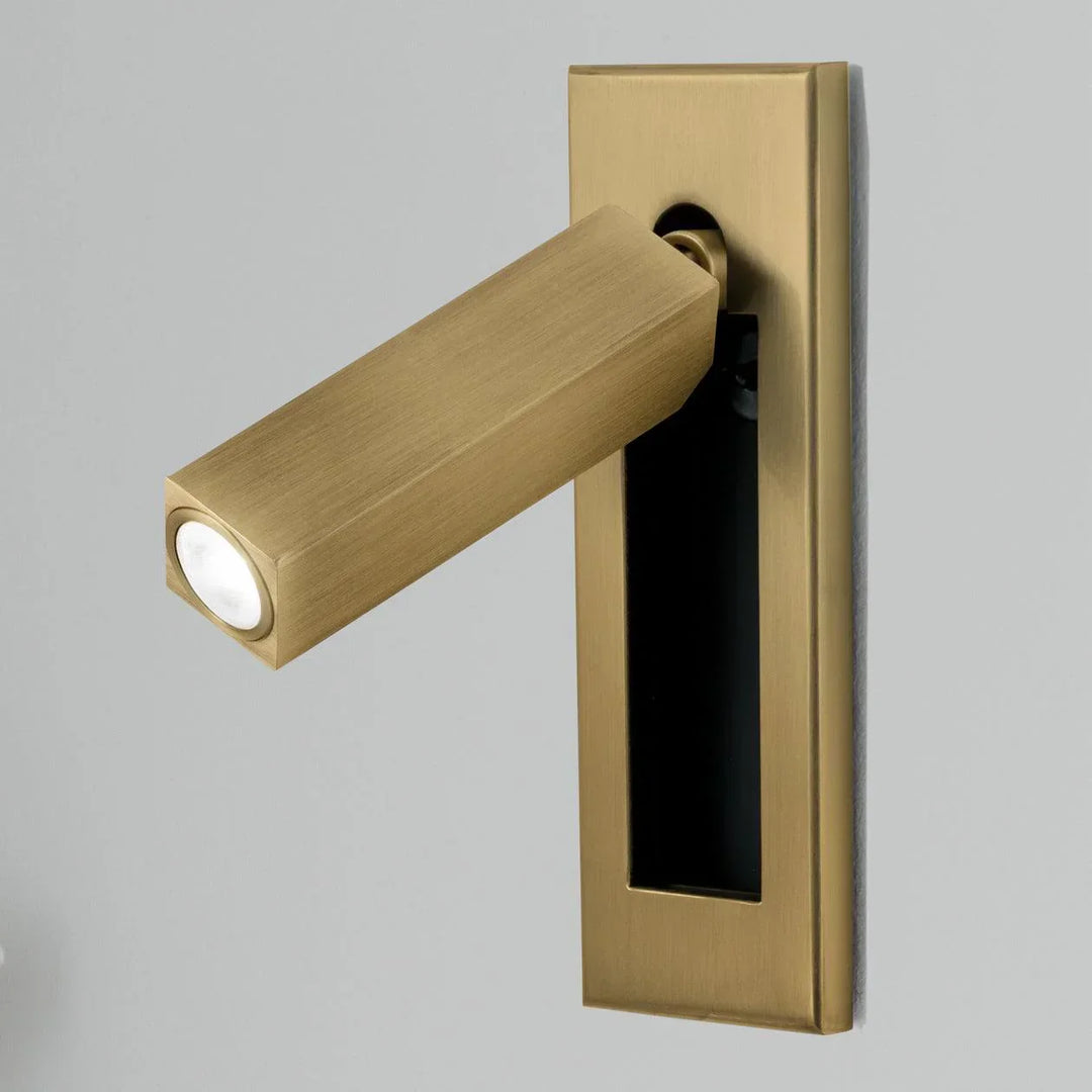 Swivel reading wall light
