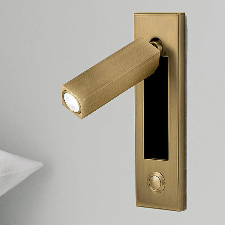 Swivel reading wall light