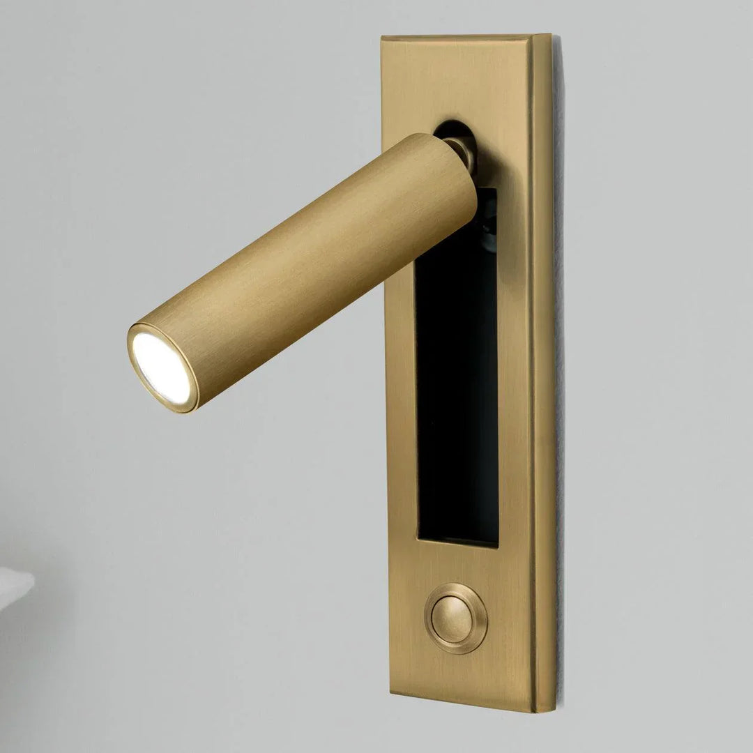 Swivel reading wall light