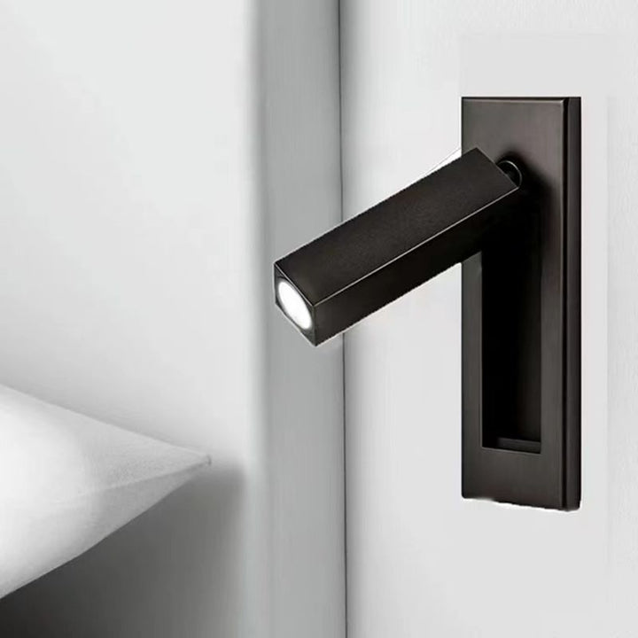 Swivel reading wall light
