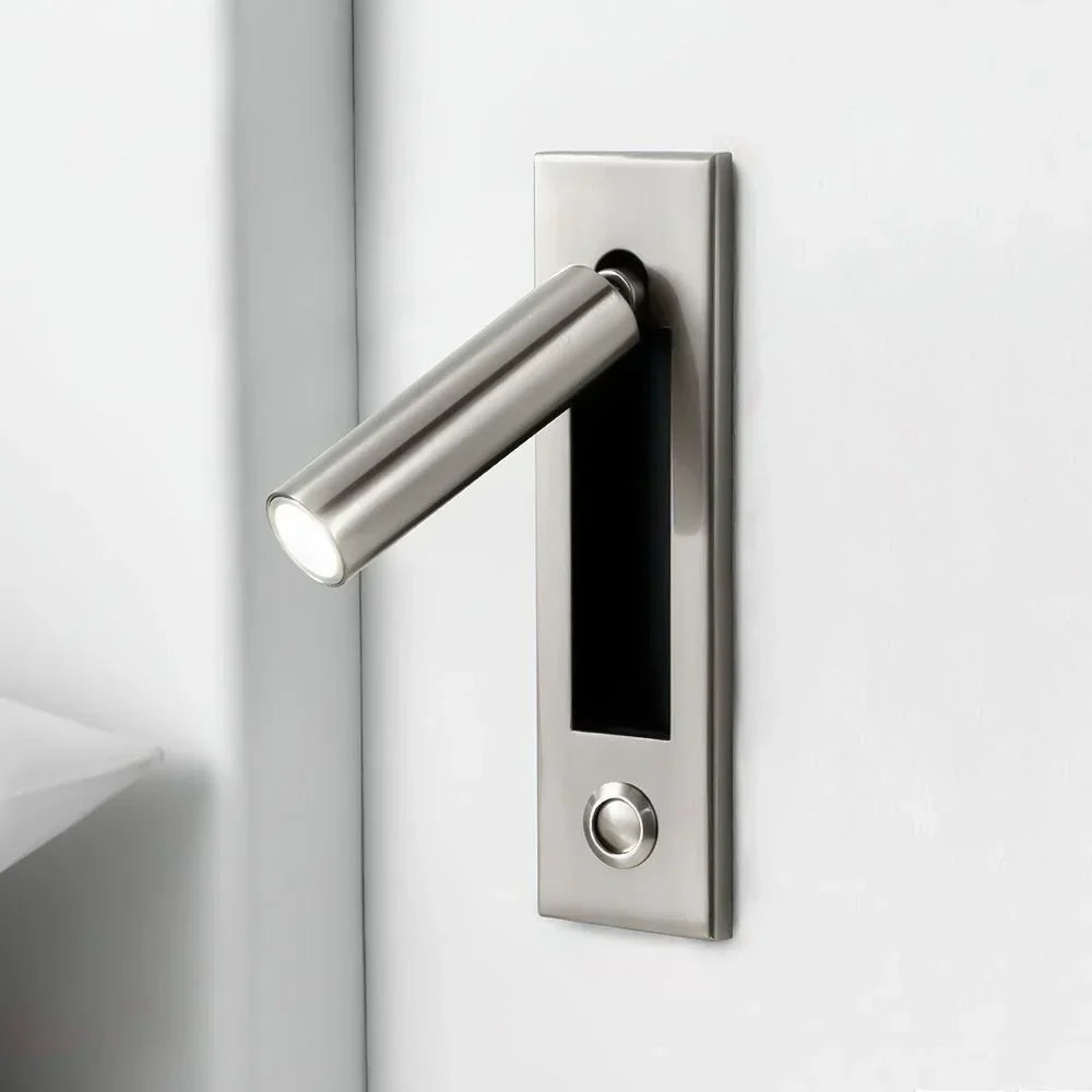 Swivel reading wall light