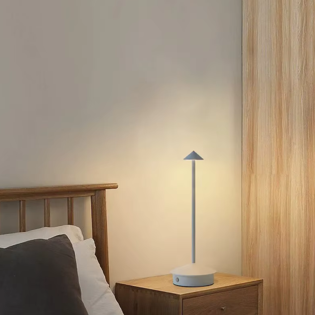 Rechargeable Cone Table Lamp