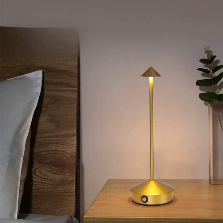 Rechargeable Cone Table Lamp