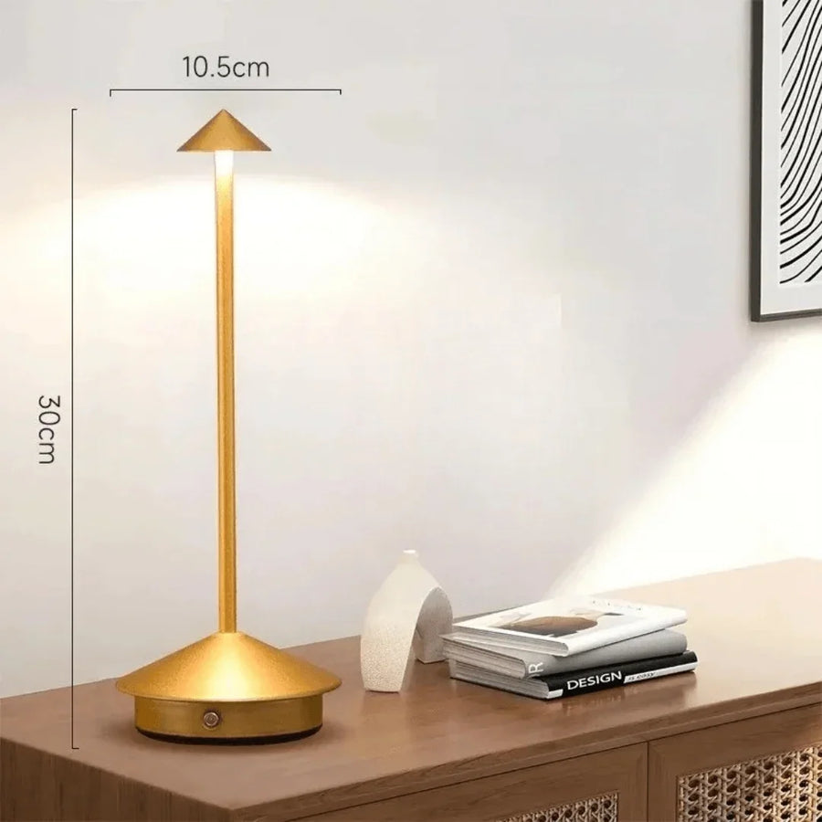 Rechargeable Cone Table Lamp