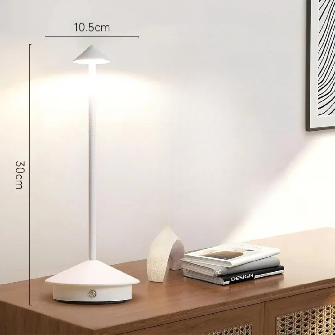 Rechargeable Cone Table Lamp