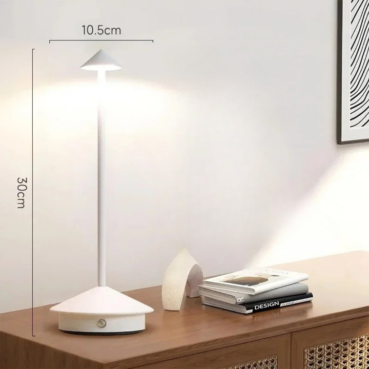 Rechargeable Cone Table Lamp