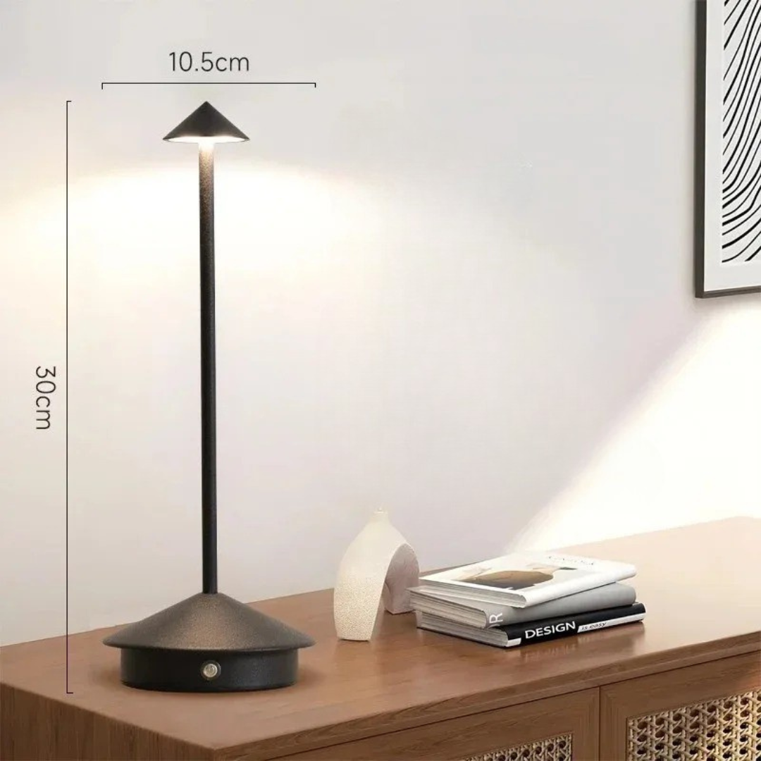 Rechargeable Cone Table Lamp