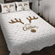 Reindeer Christmas quilt set