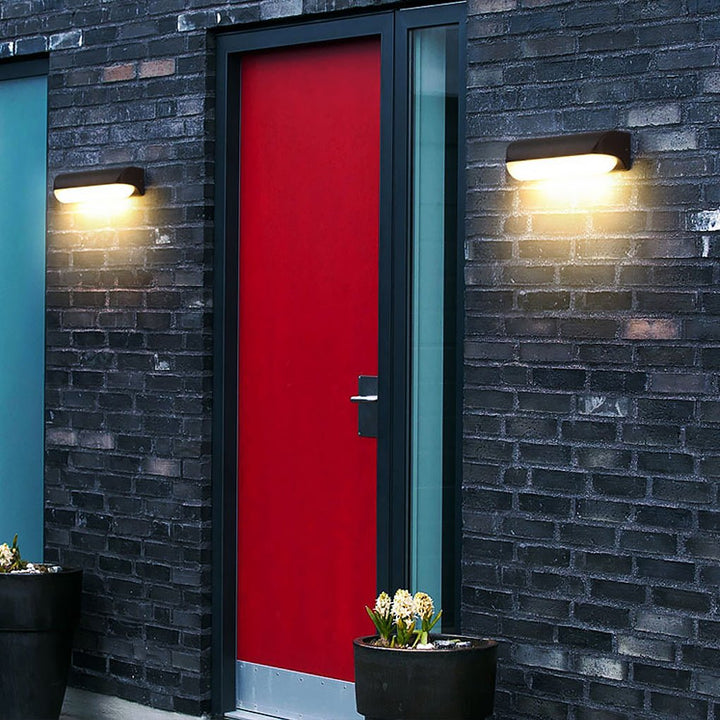 Capsule Outdoor Wall Light | Black, 1 or 2 Lights