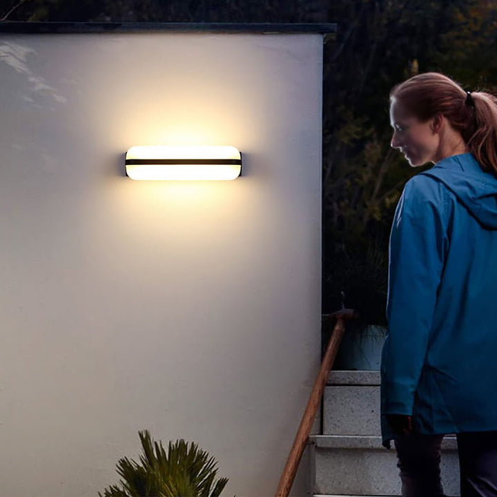 Capsule Outdoor Wall Light | Black, 1 or 2 Lights