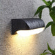Capsule Outdoor Wall Light | Black, 1 or 2 Lights