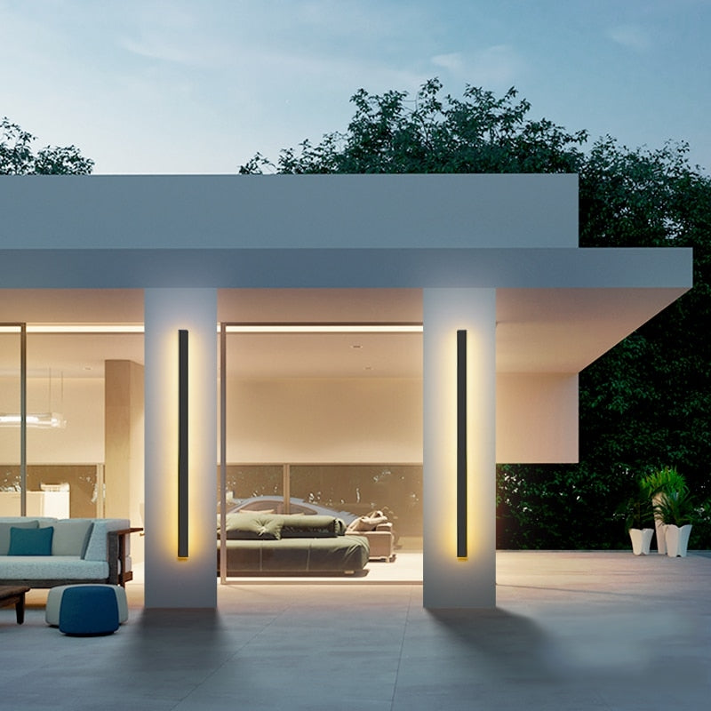 Linear Outdoor LED Wall Sconce