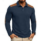 Men's Long-Sleeve Colour-Block Summer Polo Shirt – image 1