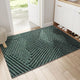 Ribbed wave indoor door mat