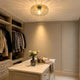 Ripple Glass Drum Ceiling Light
