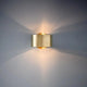 Up and Down Drum Wall Light | Gold or Black