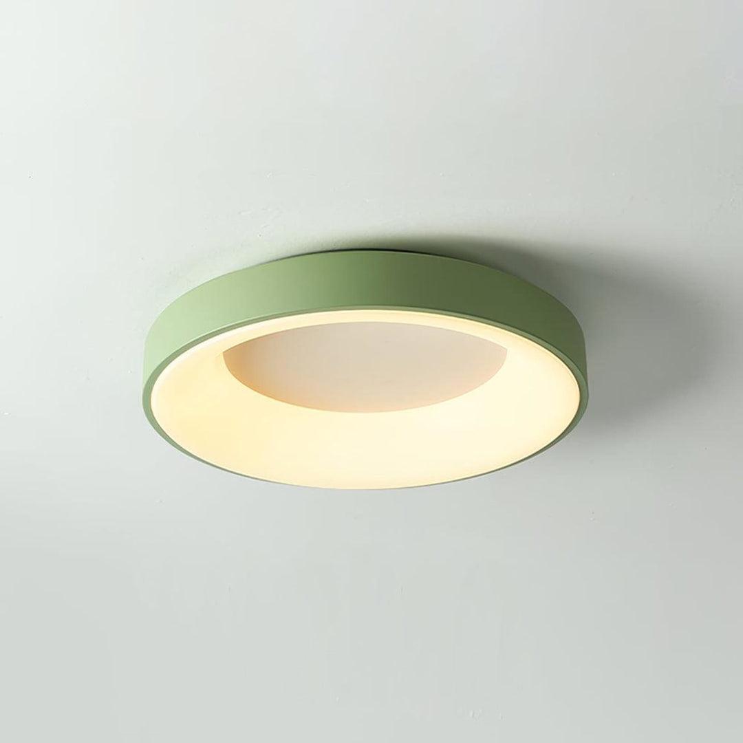 Round ring LED flush ceiling light