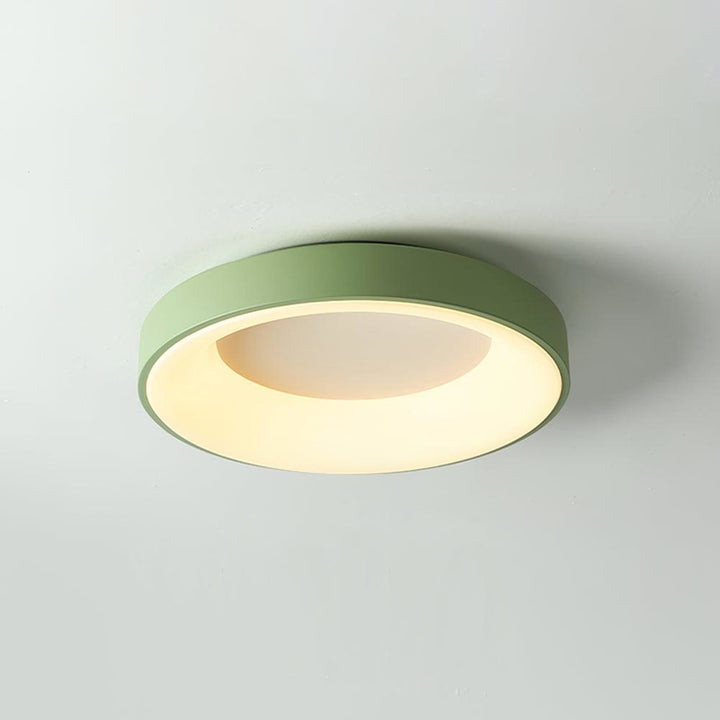 Round ring LED flush ceiling light