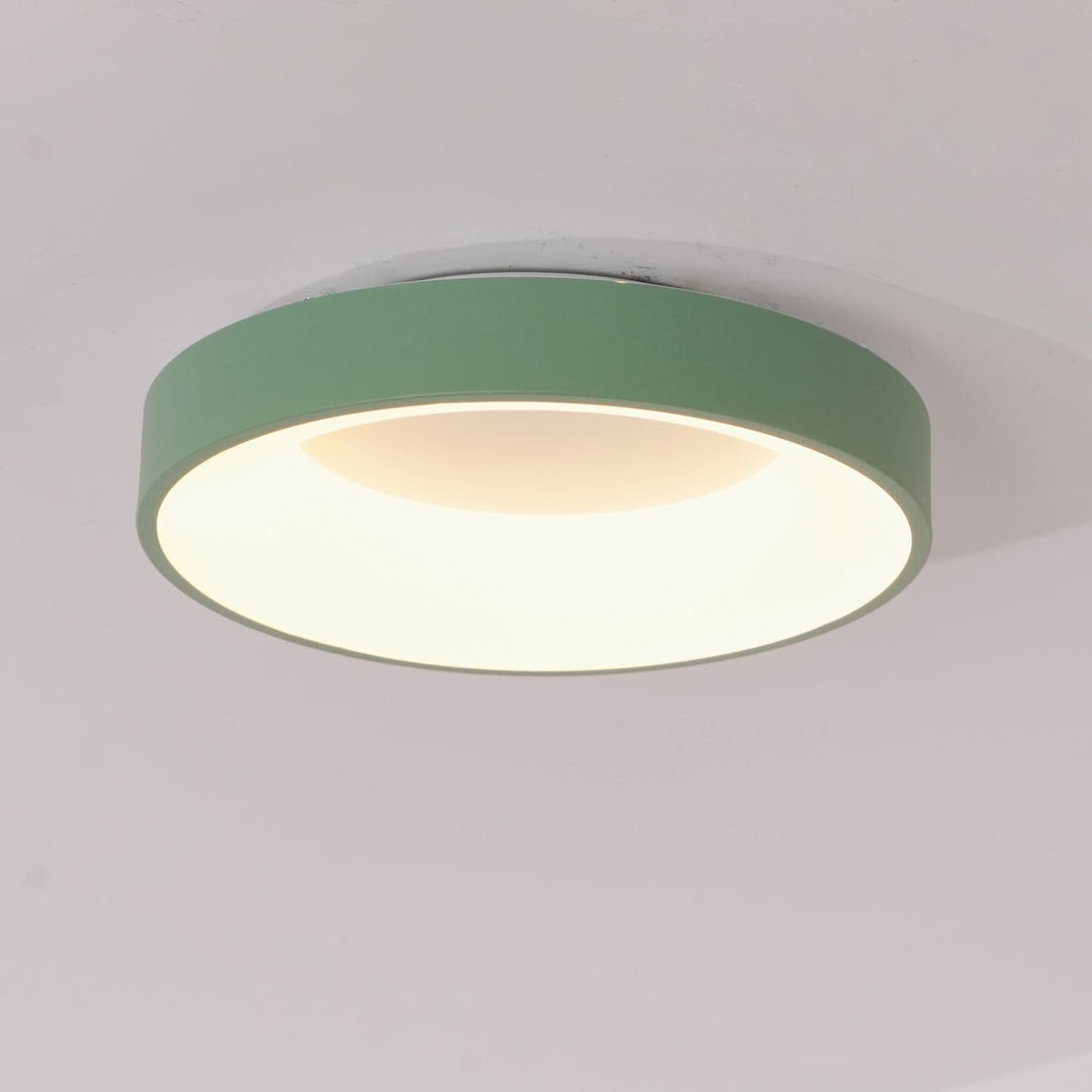 Round ring LED flush ceiling light