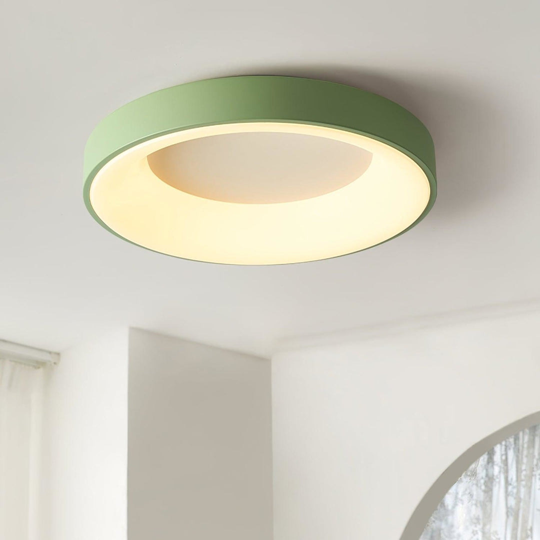 Round ring LED flush ceiling light