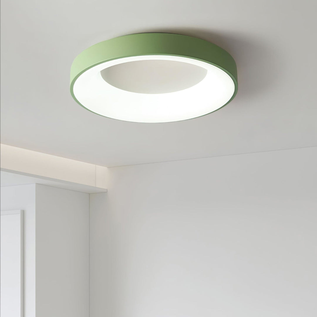 Round ring LED flush ceiling light