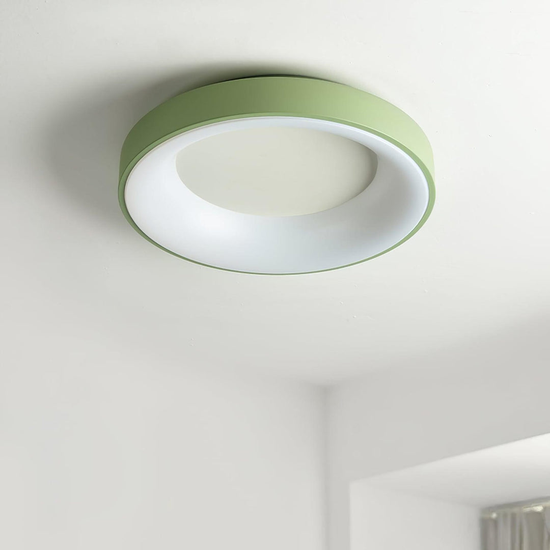 Round ring LED flush ceiling light