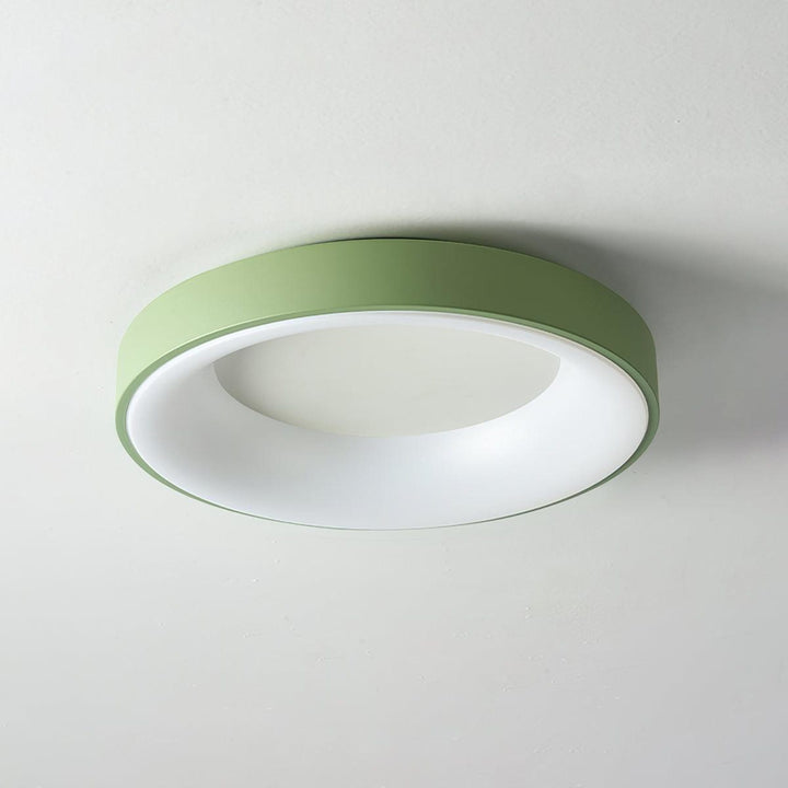 Round ring LED flush ceiling light